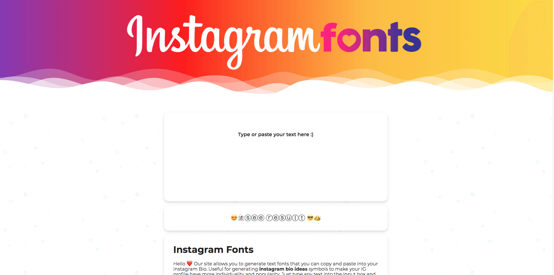 font generator free for instagram